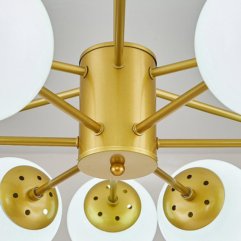 Globe Pendant Lights Modernism Glass Pendant Lighting Fixture for Living Room