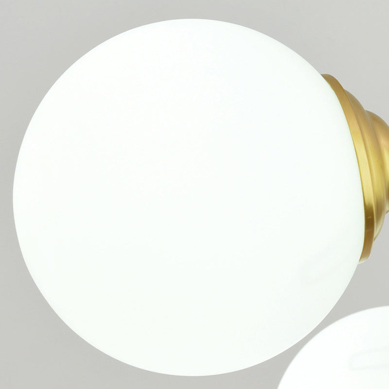Globe Pendant Lights Modernism Glass Pendant Lighting Fixture for Living Room