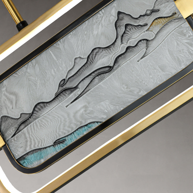 Accesorios de iluminación de la isla de cilindro modernos de vidrio 3 iluminación colgante de luz