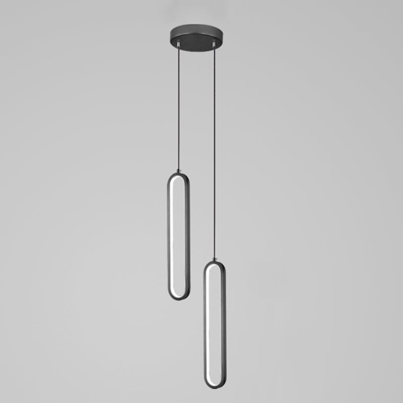 Chambre à coucher en suspension d'éclairage minimalisme kit de pendentif linéaire pour chambre à coucher