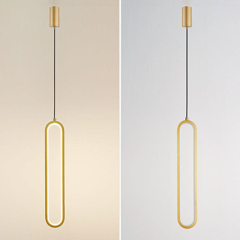 Chambre à coucher en suspension d'éclairage minimalisme kit de pendentif linéaire pour chambre à coucher
