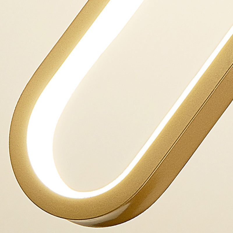 Chambre à coucher en suspension d'éclairage minimalisme kit de pendentif linéaire pour chambre à coucher