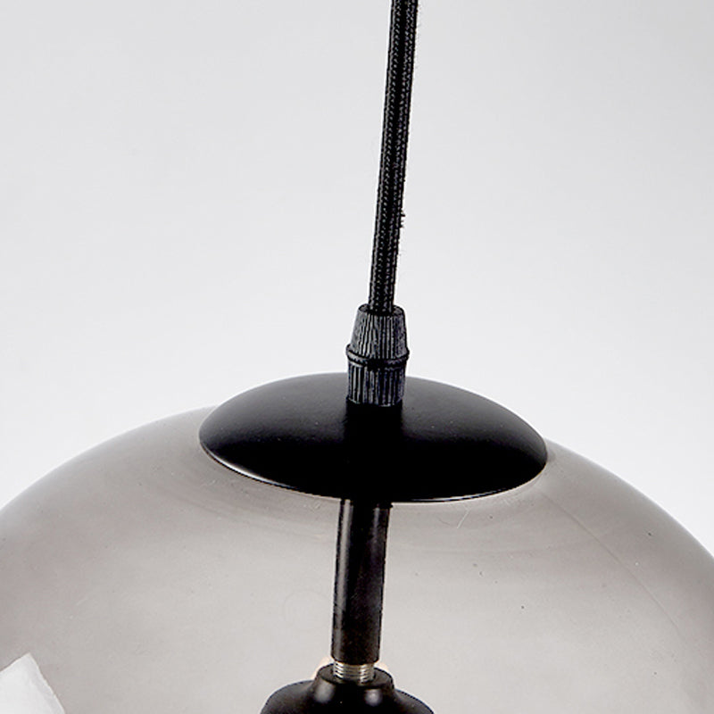 Global Hanging Light Kit Glass 1-Light Modern Modern plafond Light for Dining Room