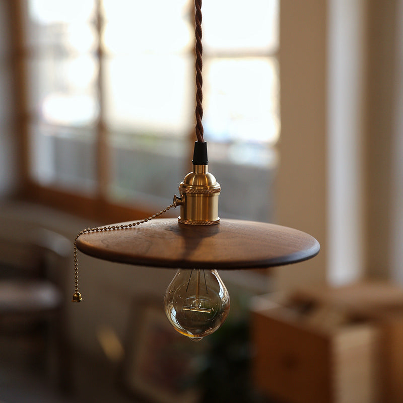 Ménage minimaliste suspendu minimaliste de style moderne Éclairage pendentif en bois pour le salon