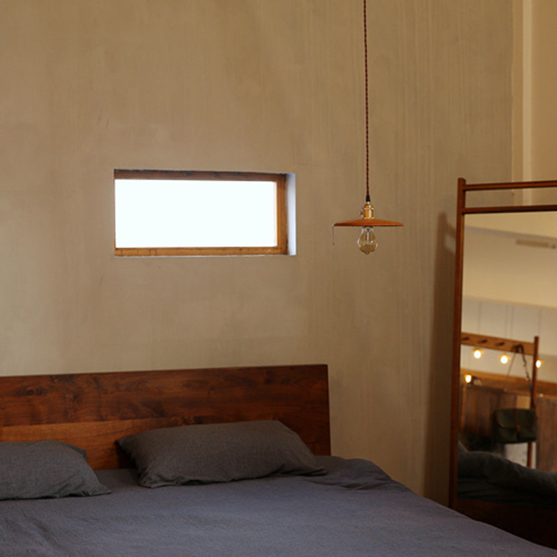 Ménage minimaliste suspendu minimaliste de style moderne Éclairage pendentif en bois pour le salon