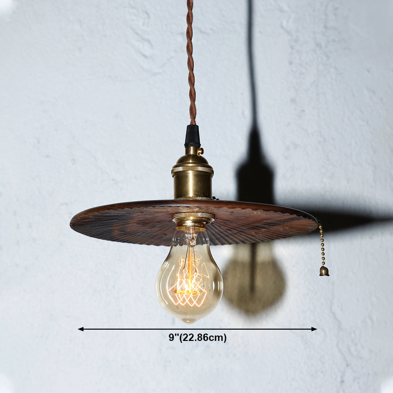 Ménage minimaliste suspendu minimaliste de style moderne Éclairage pendentif en bois pour le salon