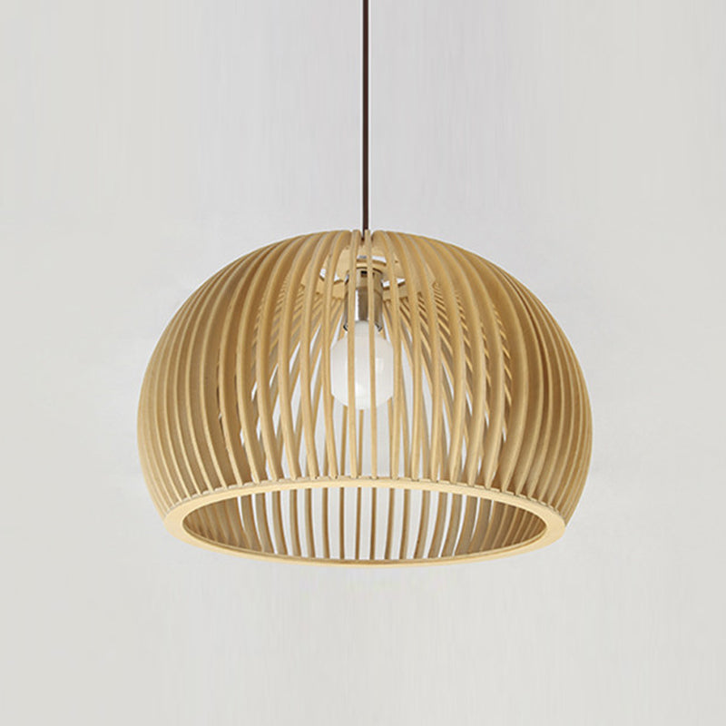 Lampe suspendue en bois à lampe des luminaires de pendentif contemporain pour le café dans la salle à manger