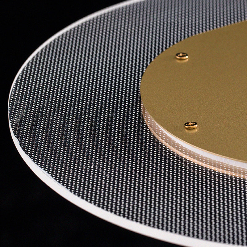 Acrylic Island Chandelier Lights Modern Style Metal Hanging Light Fixture for Dining Room