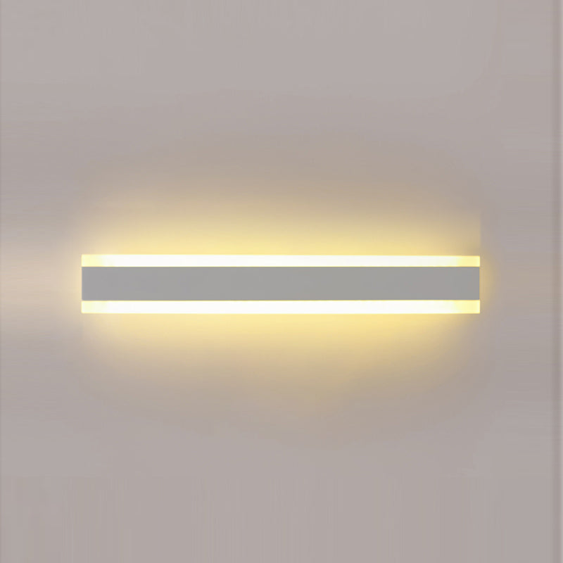 Nordic Style Wandleuchte gerade LED -Wandleuchte mit Metall für Hotel