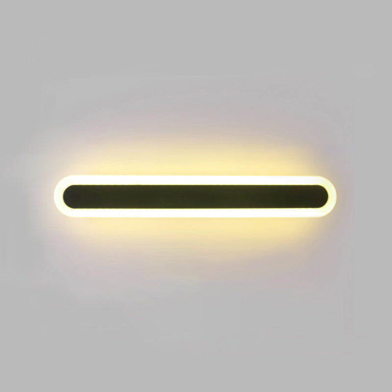 Nordic Style Wandleuchte gerade LED -Wandleuchte mit Metall für Hotel