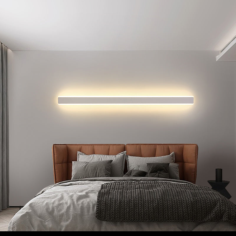 Nordische moderne Wandhalterung Leicht Wohnzimmer Einfaches LED Rechteck Wandlampenlampenvorrichtung