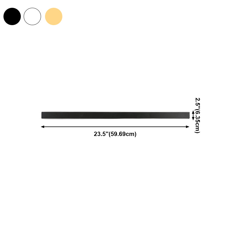 Nordische moderne Wandhalterung Leicht Wohnzimmer Einfaches LED Rechteck Wandlampenlampenvorrichtung