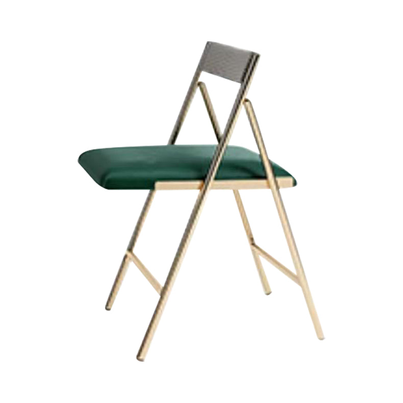 1/2/5 PCS Metal Modern Dining Set met rechthoekige tafel en opvouwbare stoelen Dinette Set