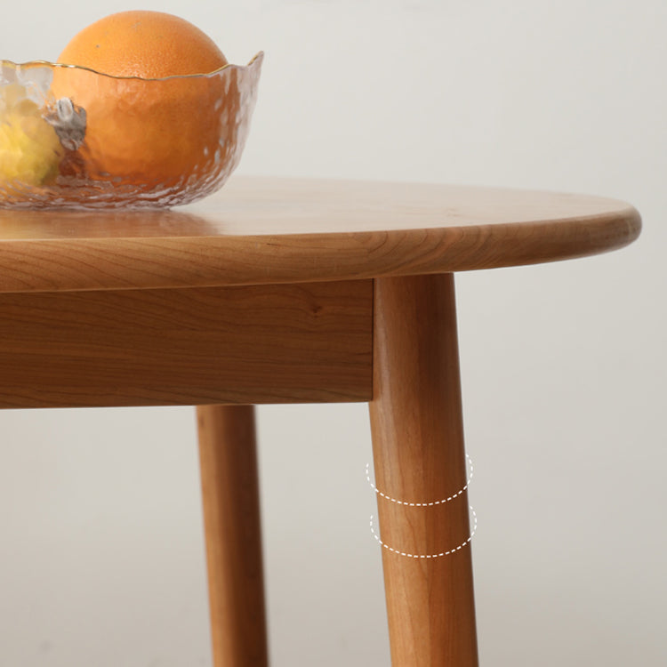 1/2/3/4 Pcs Wood Modern Dining Room Set with Round Table Dinette Set