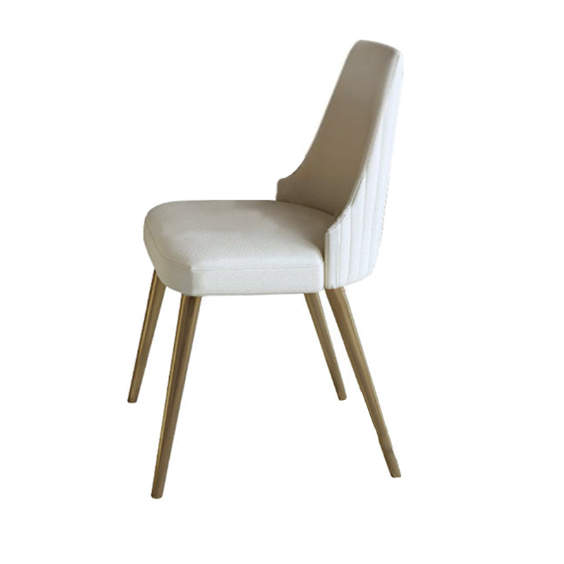 Nordic 1/2/5 Stücke Essset mit steinernem runden Tisch und Lederstühlen Essset