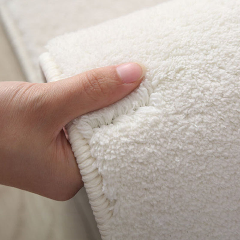 Grey Circle Carpet Polyester Modern Carpet Non-Slip Backing Carpet for Drawing Room