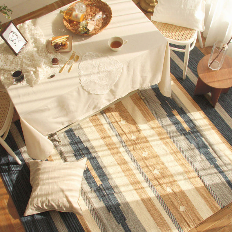 Beige vintage tapijt polyester grafisch vloerkleed niet-slip achterste tapijt voor salon