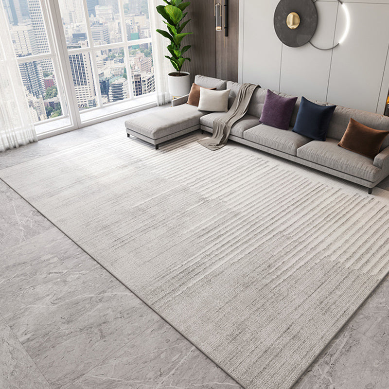 Light Brown Modern Rug Blending Color Piece Rug Washable Rug for Living Room