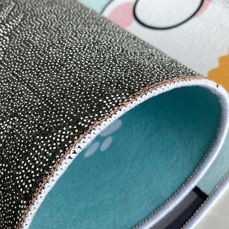 Postmodern tapijt, polyester, kleurrijk binnentapijt, antislip rugtapijt voor woondecoratie
