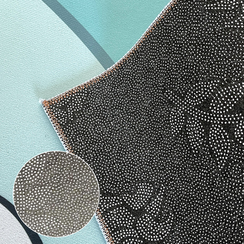 Postmodern tapijt, polyester, kleurrijk binnentapijt, antislip rugtapijt voor woondecoratie