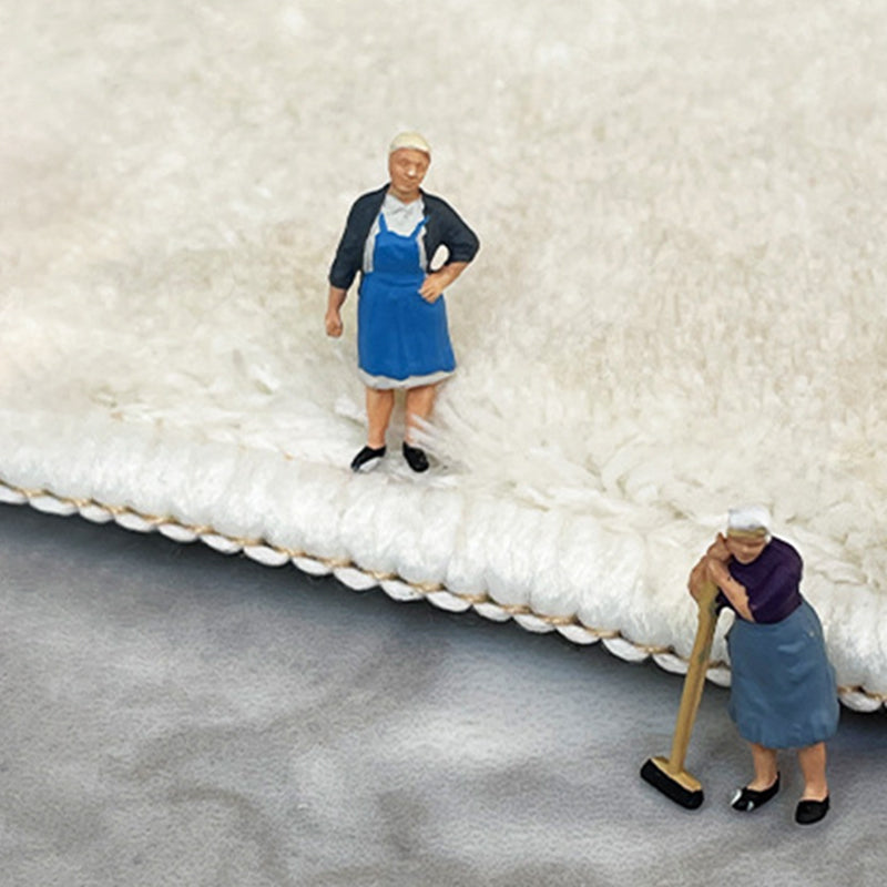 Alfombra de alfombra de alfombra casual de beige alfombra lavable de la línea abstractor de poliéster para sala de estar