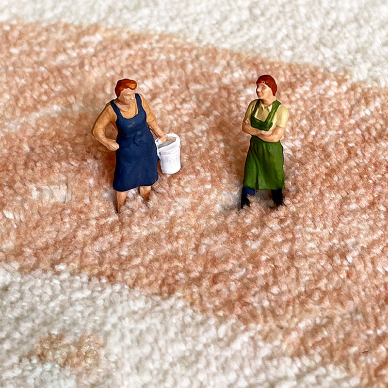 Alfombra de alfombra de alfombra casual de beige alfombra lavable de la línea abstractor de poliéster para sala de estar