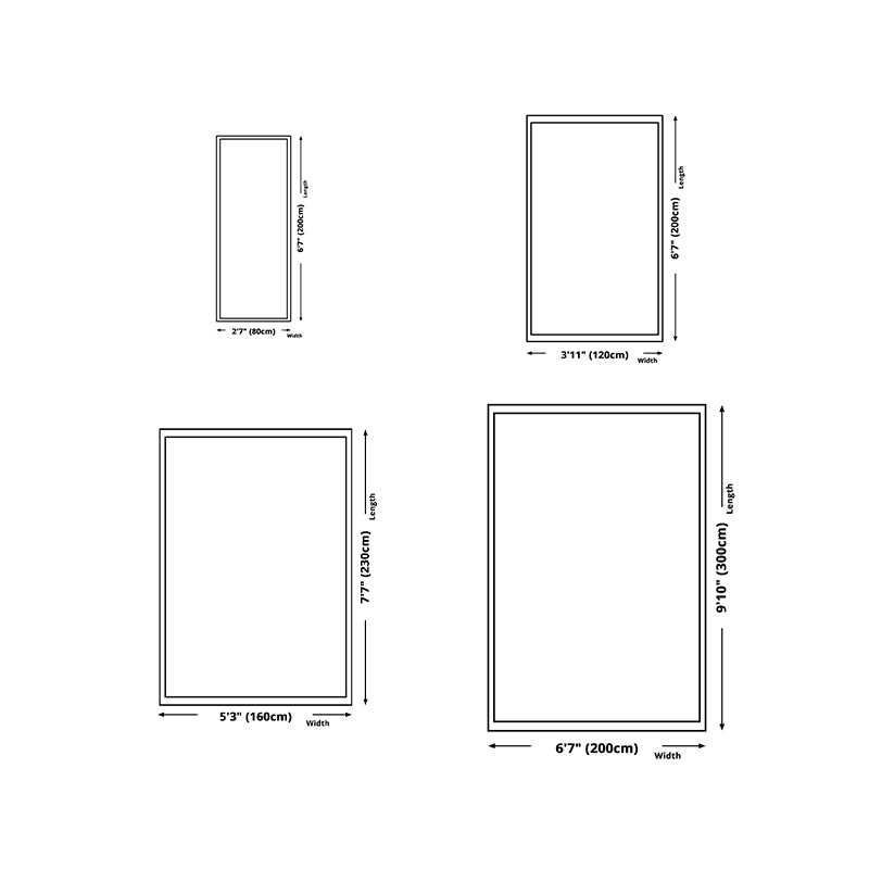 Grey Modern Carpet Blended Solid Color Carpet Washable Carpet for Living Room