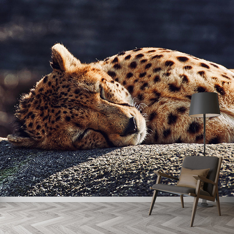 Contemporary Style Wild Animal Mural Horizontal Photography Room Wall Mural