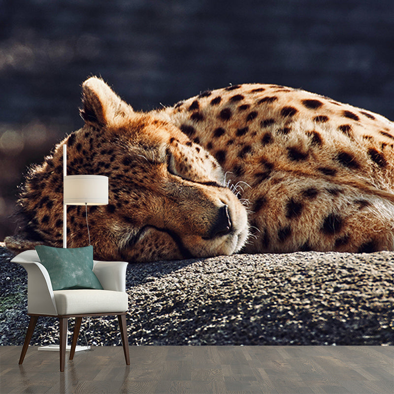 Contemporary Style Wild Animal Mural Horizontal Photography Room Wall Mural