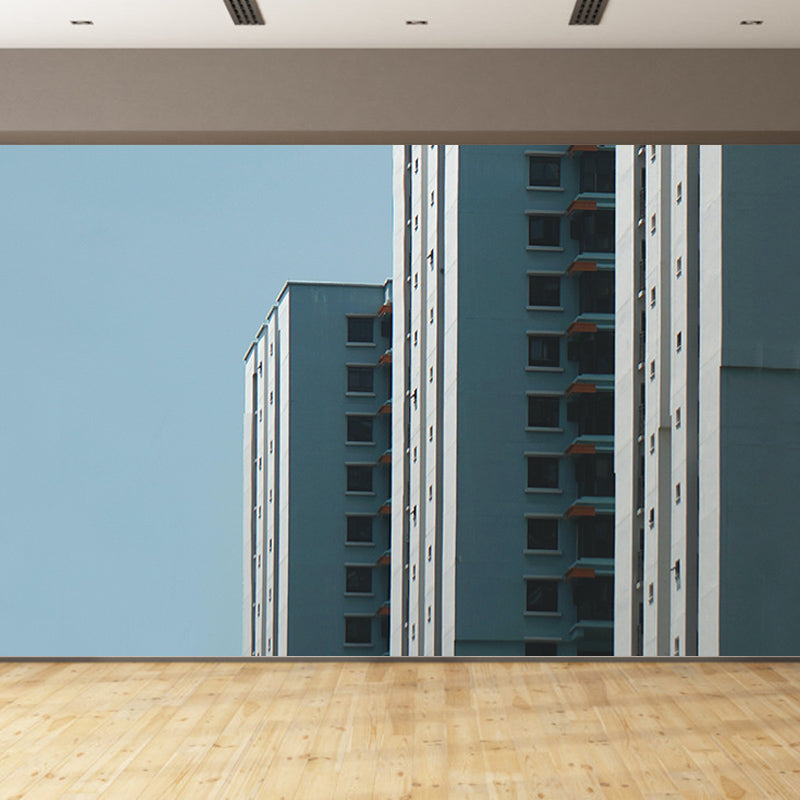 Study Room Contemporary Building Mural Horizontal Photography Wall Mural