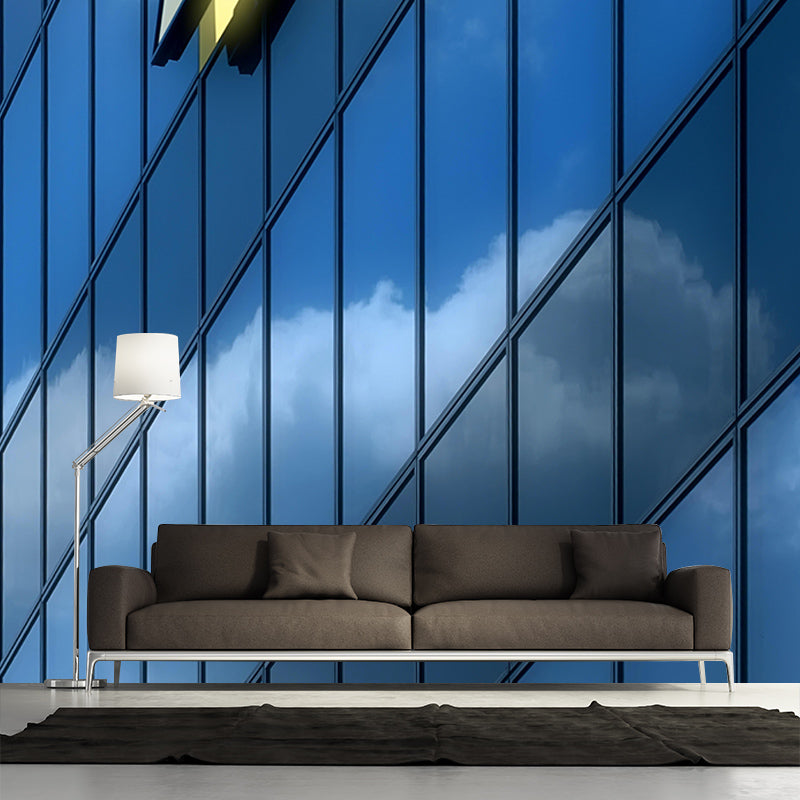 Building Mural Contemporary Style Horizontal Photography Study Room Wall Mural