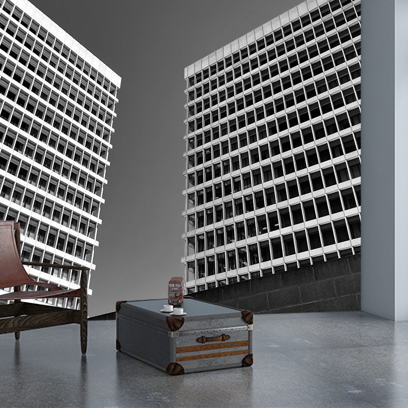 Eco-Friendly Style Building Mural Horizontal Photography Meeting Room Wall Mural