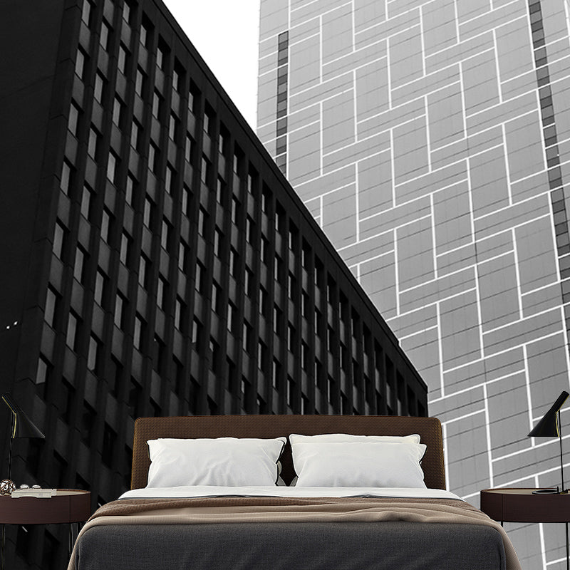 Building Scene Contemporary Style Building Mural Horizontal Photography Bedroom Wall Mural