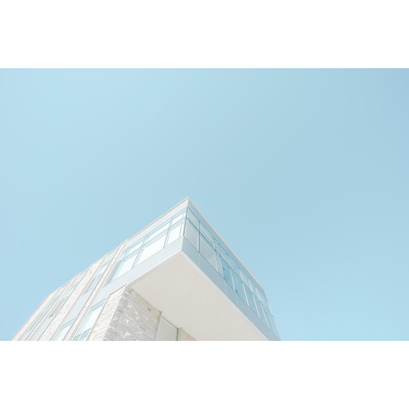 Fancy Contemporary Building Mural Horizontal Photography Living Room Wall Mural