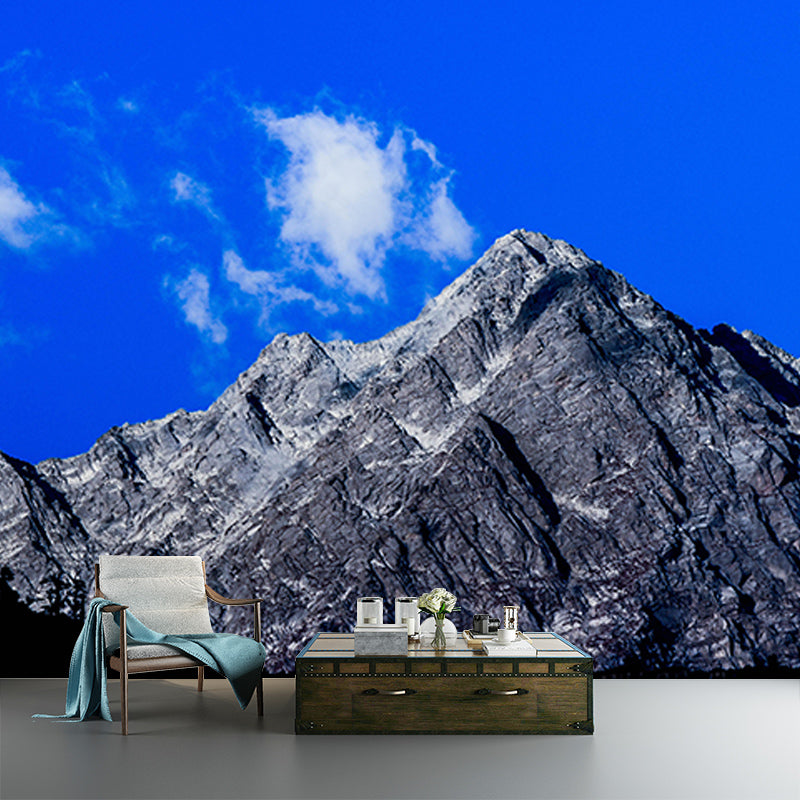 Snow Mountain Contemporary Style Mural Horizontal Photography Room Wall Mural