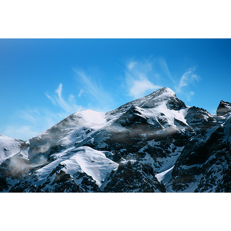 Sky Mountain Contemporary Mural Horizontal Photography Living Room Wall Mural