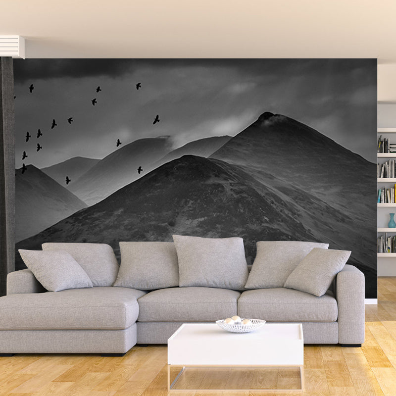 Vivid Mountain Contemporary Style Mural Horizontal Photography Living Room Wall Mural