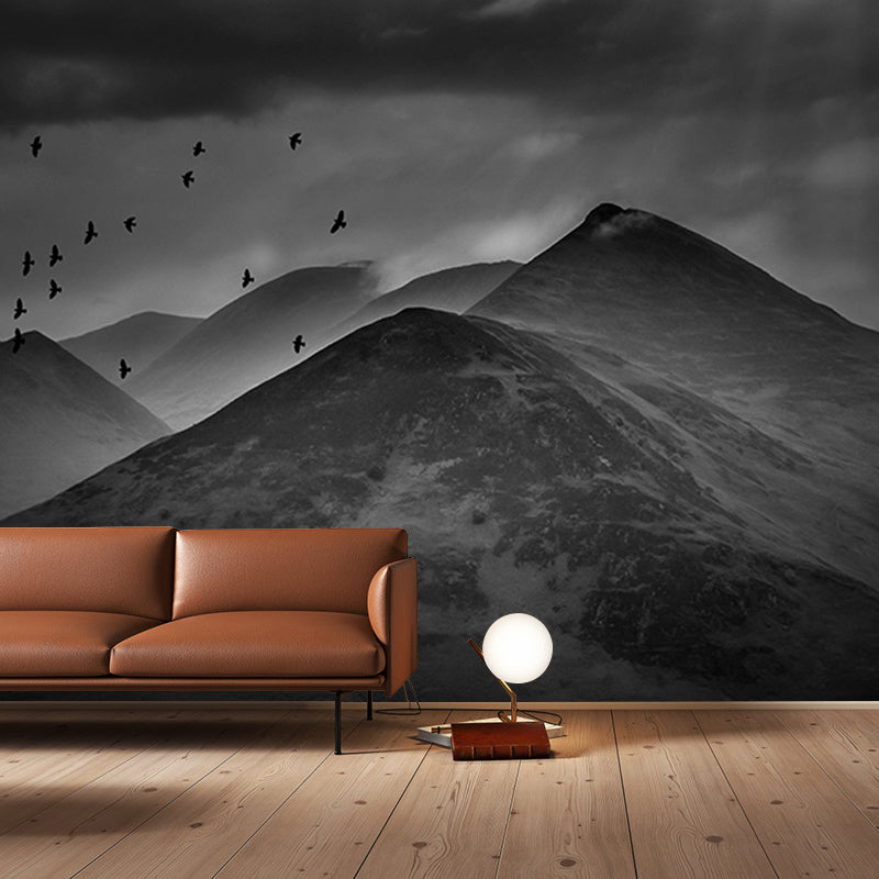Vivid Mountain Contemporary Style Mural Horizontal Photography Living Room Wall Mural