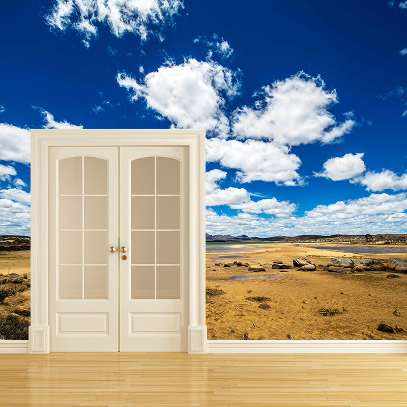 Sky Cloud Customized Sky Wall Mural Mildew Resistant Wallpaper for Wall Decor