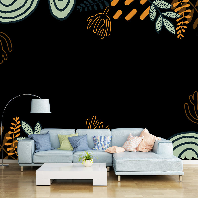 Fancy Mildew Tropical Wall Mural Resistant Wallpaper for Home Decor