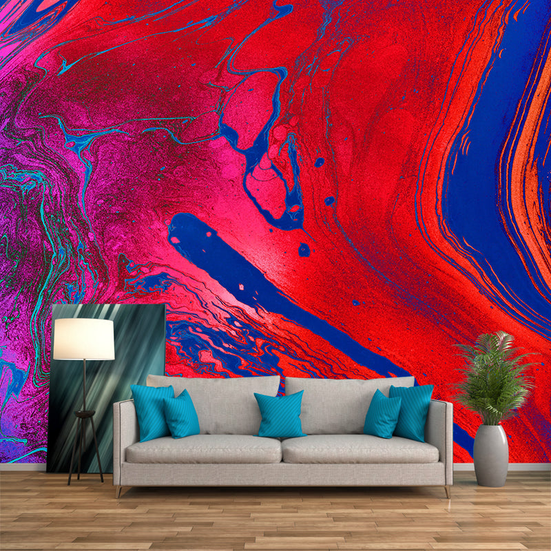 Resistant Wallpaper Customized Abstract Mural Mildew for Dining Room