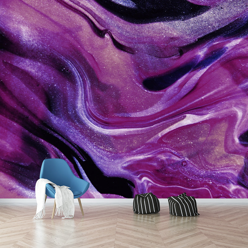 Resistant Wallpaper Customized Abstract Mural Mildew for Dining Room