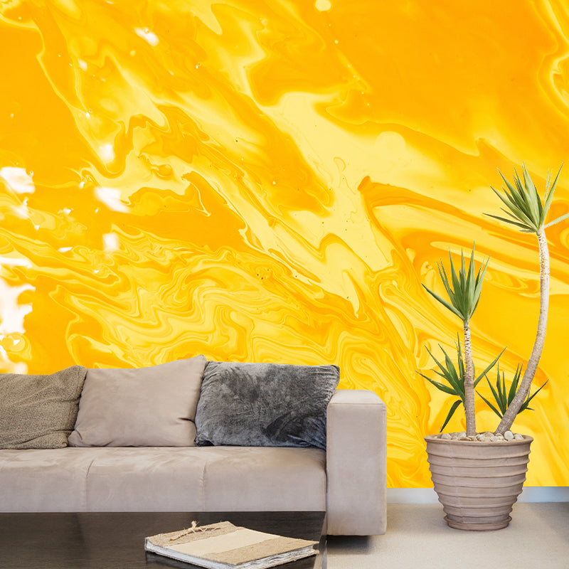 Home Wall Decor Resistant Wallpaper Contemporary Abstract Mural Mildew for Living Room