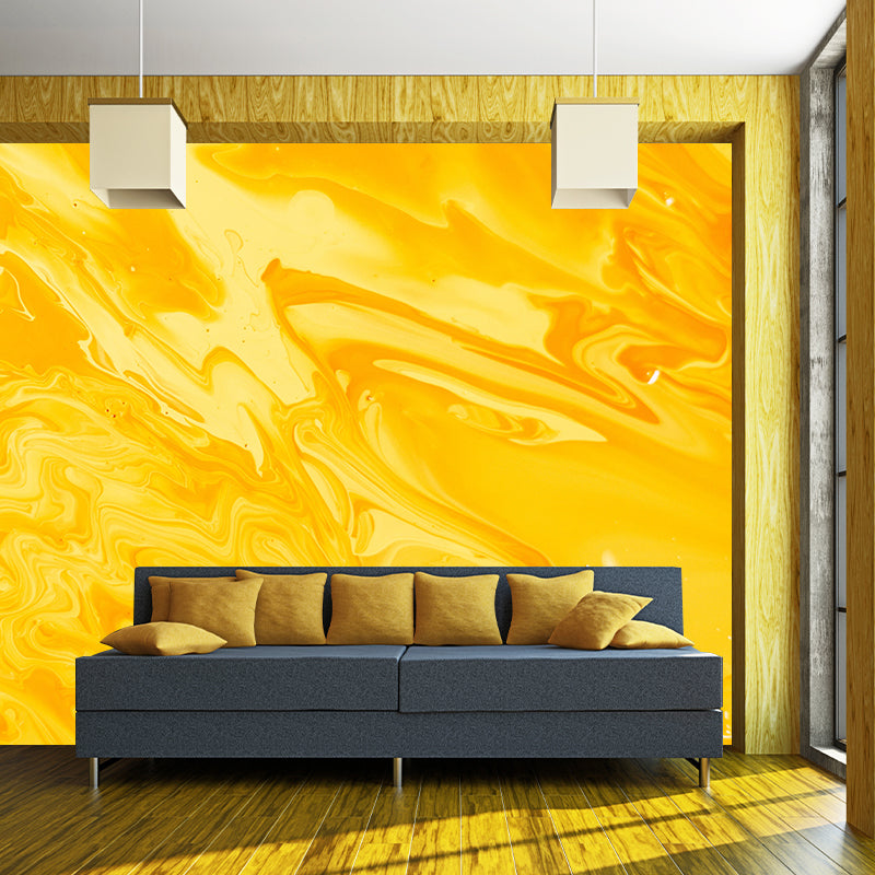 Home Wall Decor Resistant Wallpaper Contemporary Abstract Mural Mildew for Living Room