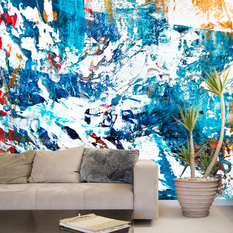 Environmental Abstract Mural Mildew Resistant Wallpaper for Room