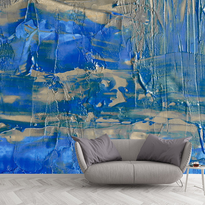 Vivid Resistant Wallpaper Contemporary Abstract Mural Mildew for Home