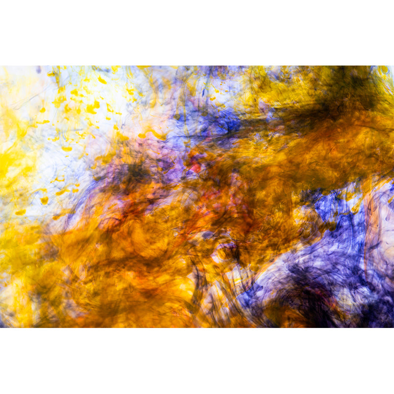 Ink Abstract Wall Mural Mildew Resistant Wallpaper for Home Decor