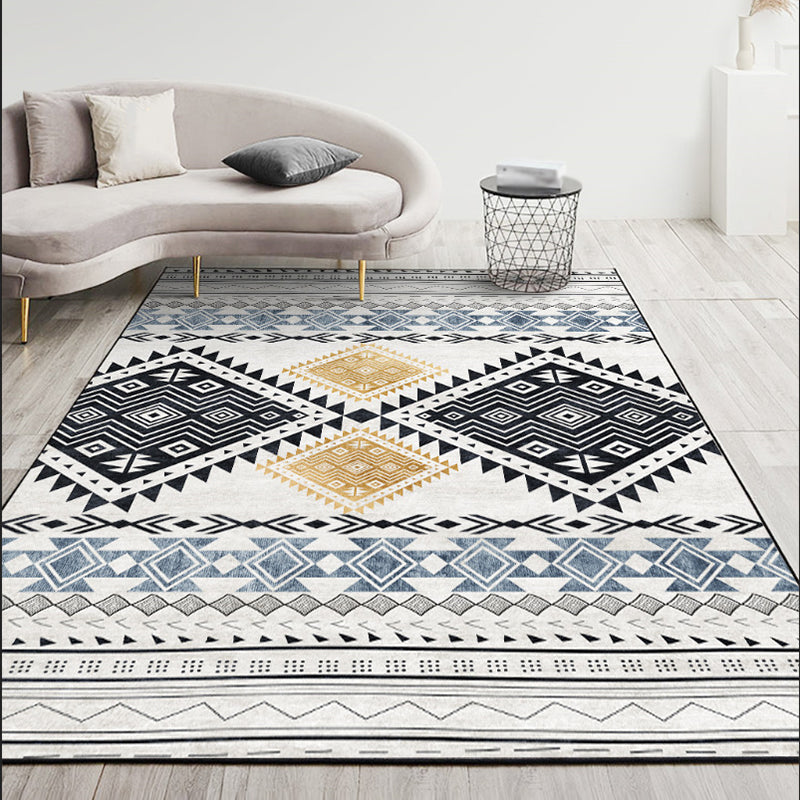Tappeto in poliestere marrone marocchino tappeto non slip tappeto per arredamento per la casa
