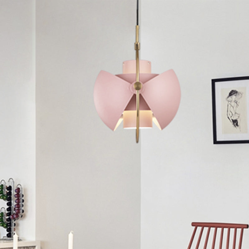 Metall gedrehte Anhängerbeleuchtung im modernen Stil 1 hellschwarz/weiß/gold hängendes Licht