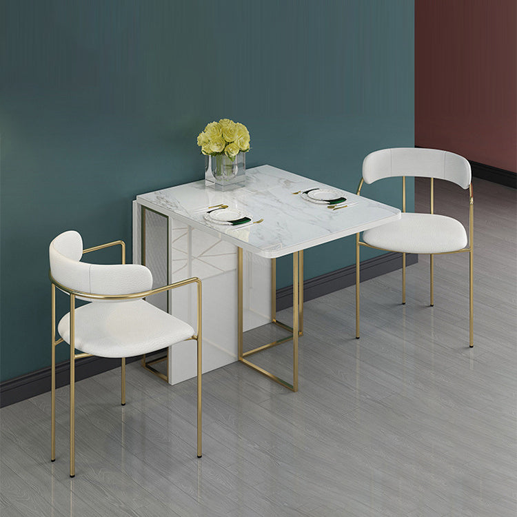 1/2/3/7 pc's moderne eetkamer set met rechthoekige druppel tafel dinette set